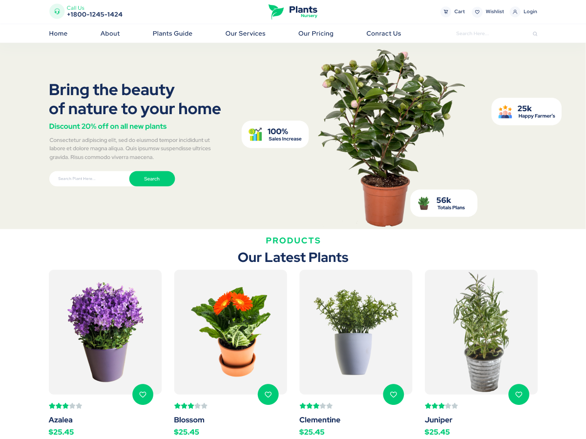 Free Garden WordPress Theme