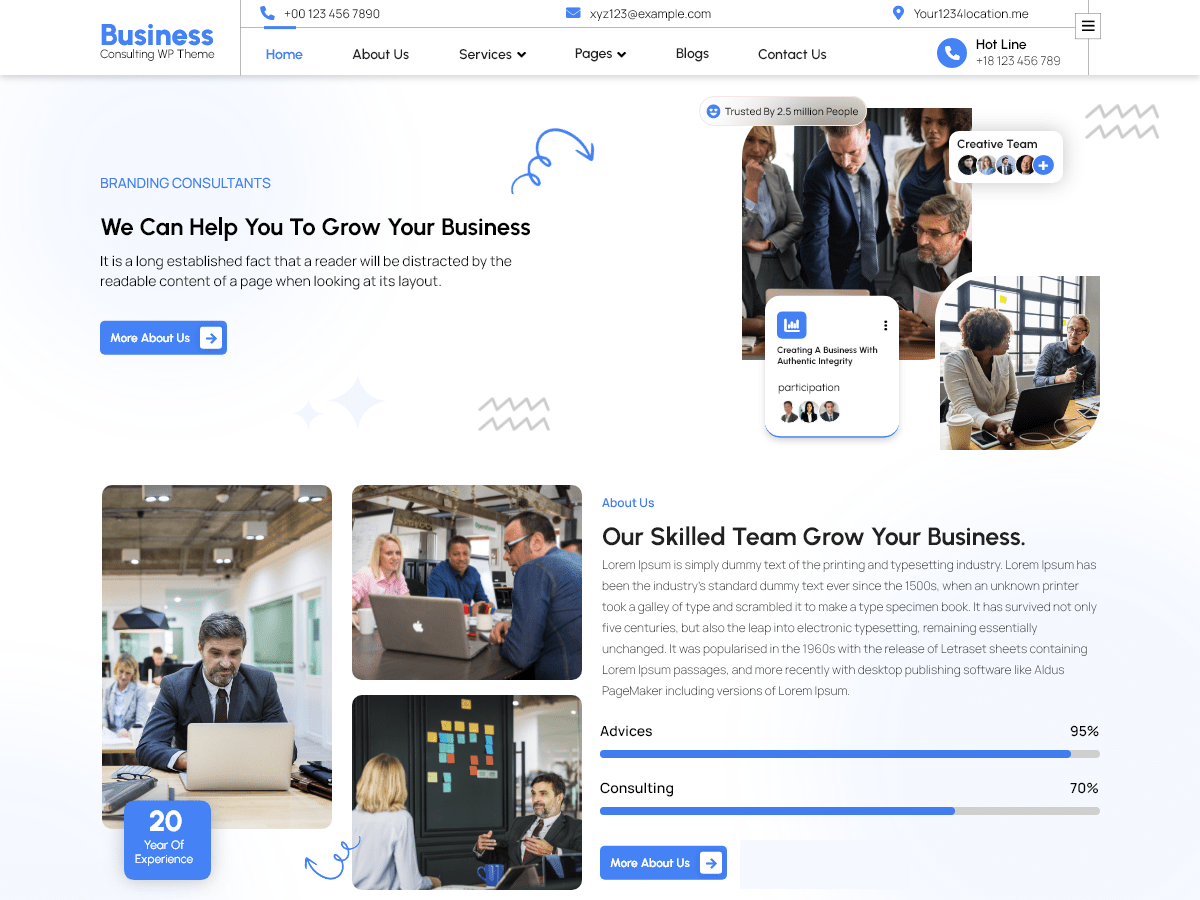 Business WordPress Theme