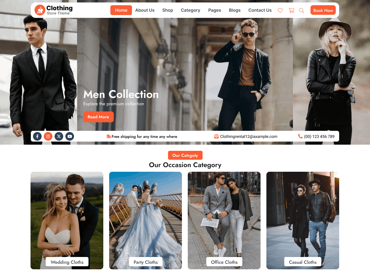 Feminine WordPress Theme