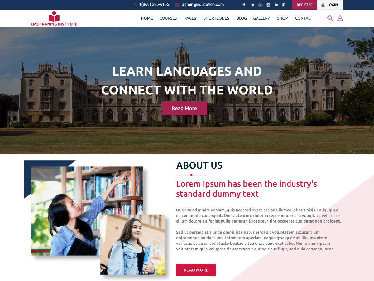 Education LMS WordPress Theme