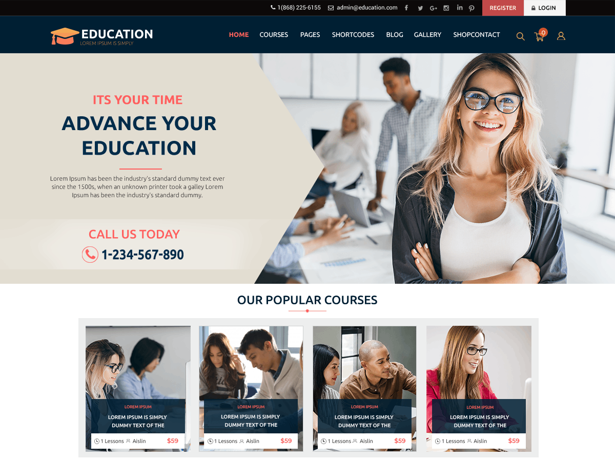 Education WordPress Theme
