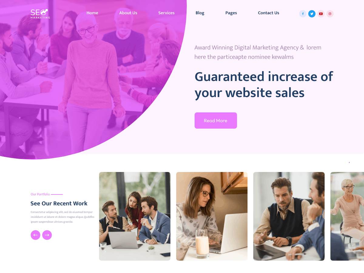 SEO Agency WordPress Theme