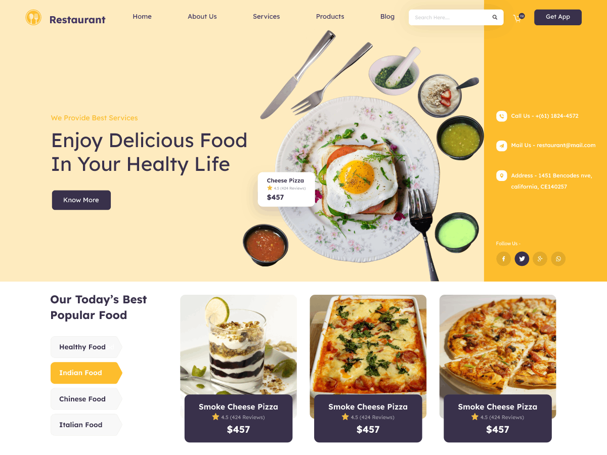 Foodie WordPress Theme