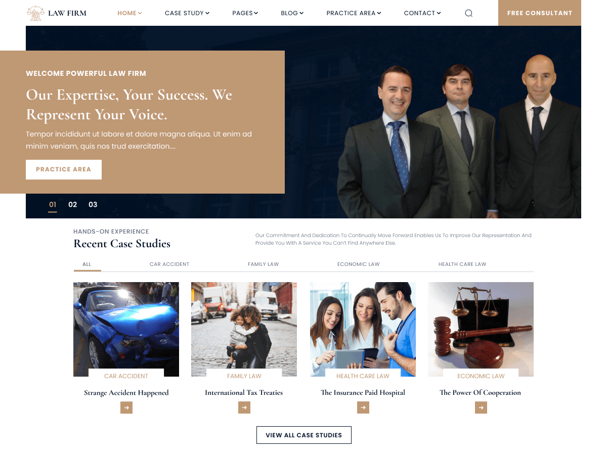 Law Firm WordPress Theme