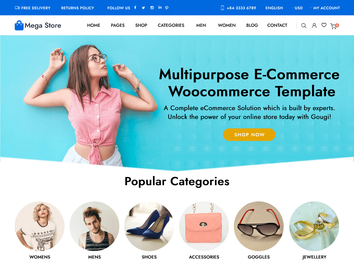 Megastore WordPress Theme