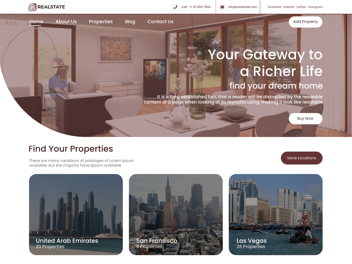 Property WordPress Theme