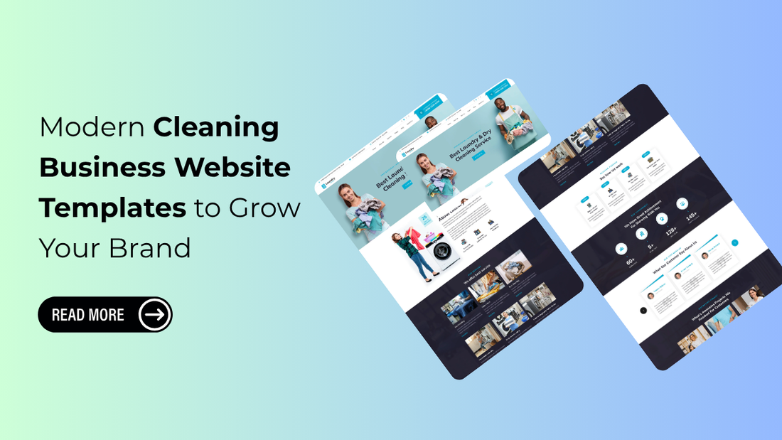 Cleaning Business Website Templates