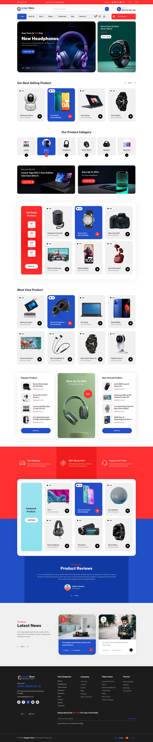 Electronic Market Wordpress Theme