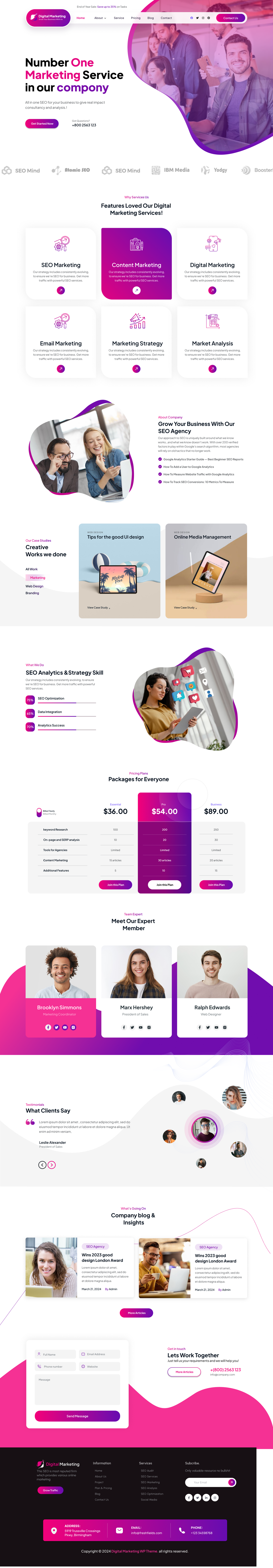 Advertising Agency WordPress Theme