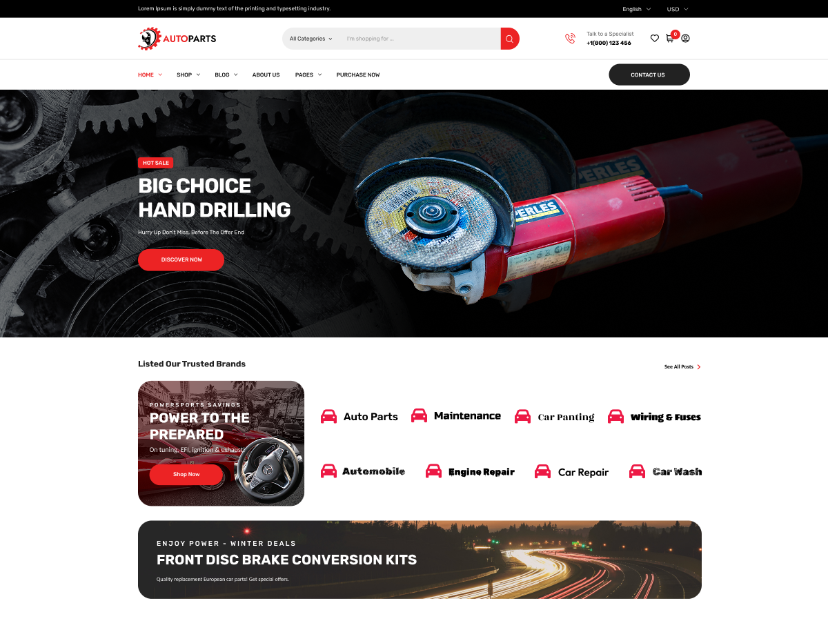 Auto Parts Supplier – Misbah WP