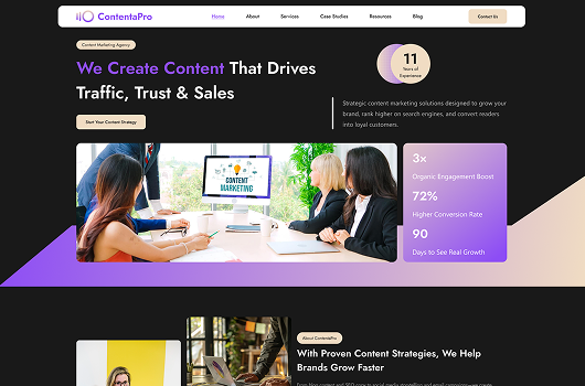 Content Marketing WordPress Theme Icon