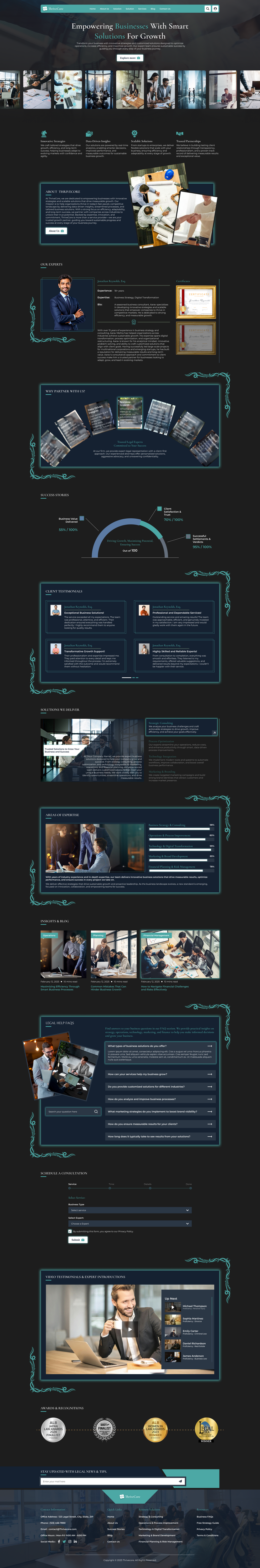 Corporate Business WordPress Theme for Professional Websites – Misbah WP