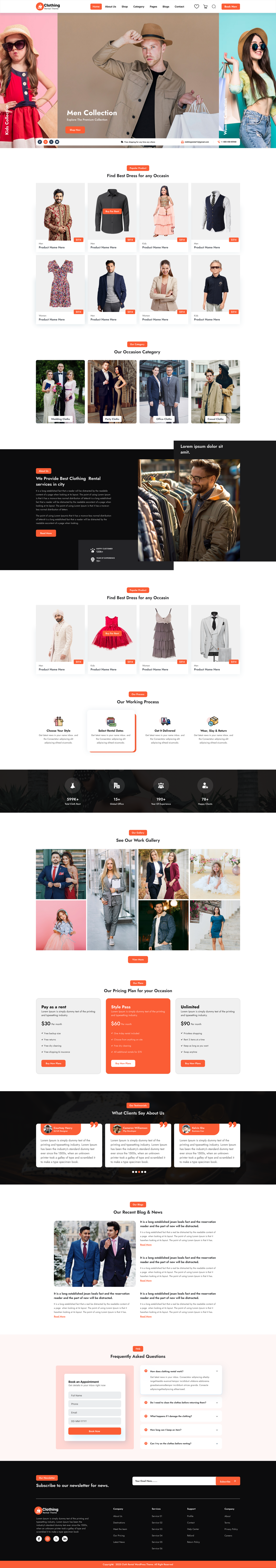 Feminine WordPress Theme