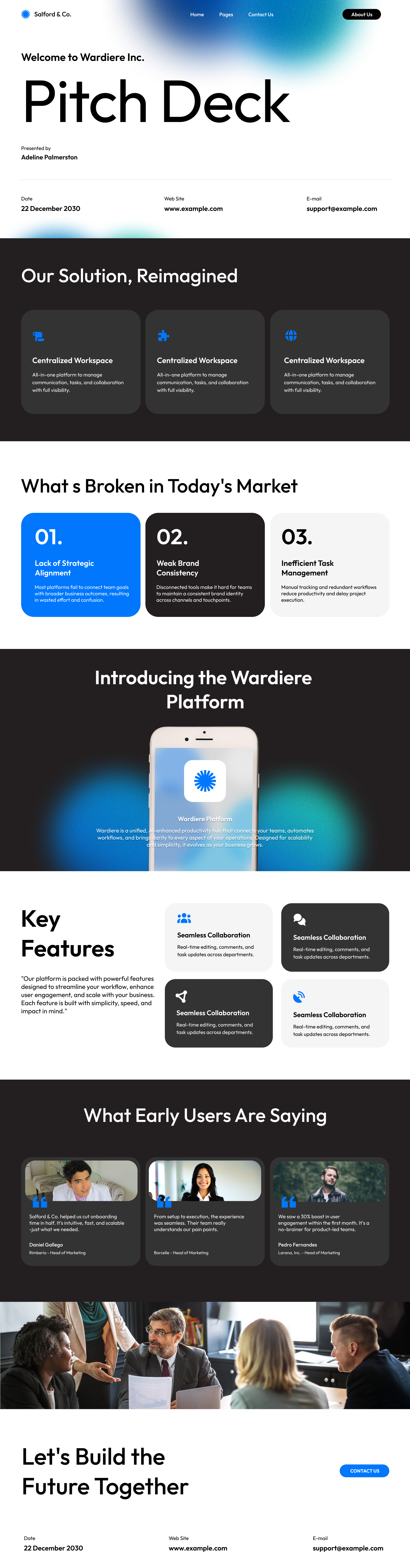 Free Minimal Portfolio WordPress Theme