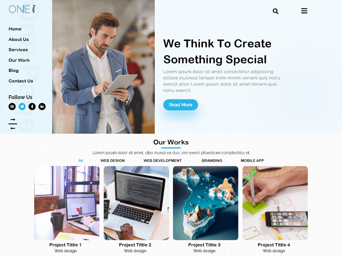 Free One Page WordPress Theme - Simplify Your Site – Misbah WP