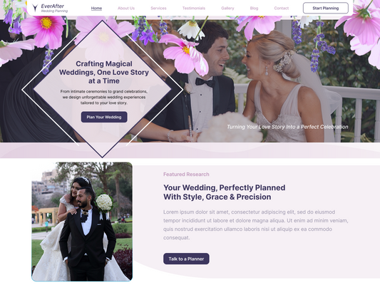 Free Wedding Planning WordPress Theme