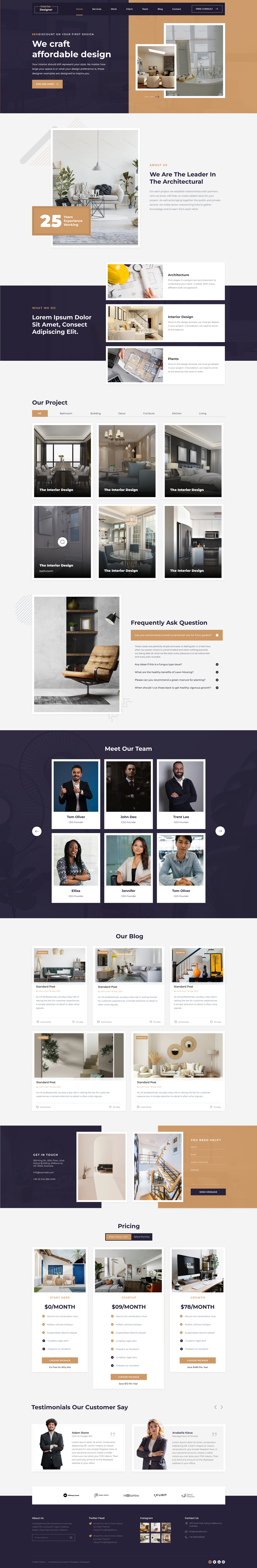 Interior Designer WordPress Theme For Interior Pros – Misbah WP