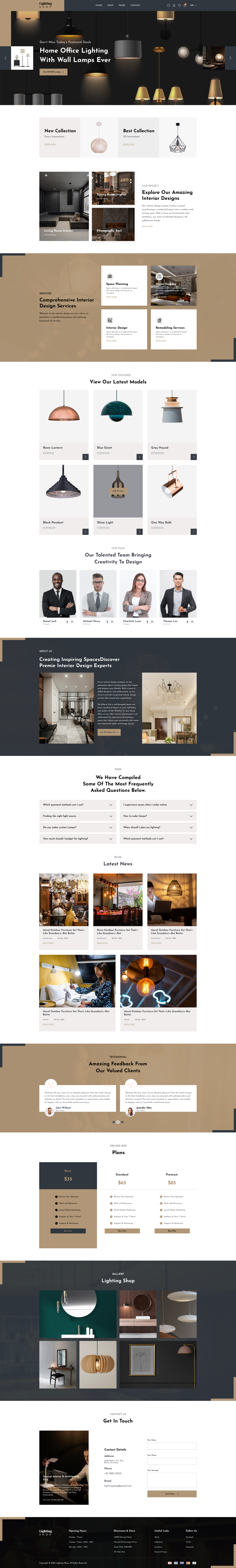 Lighting Store WordPress Theme