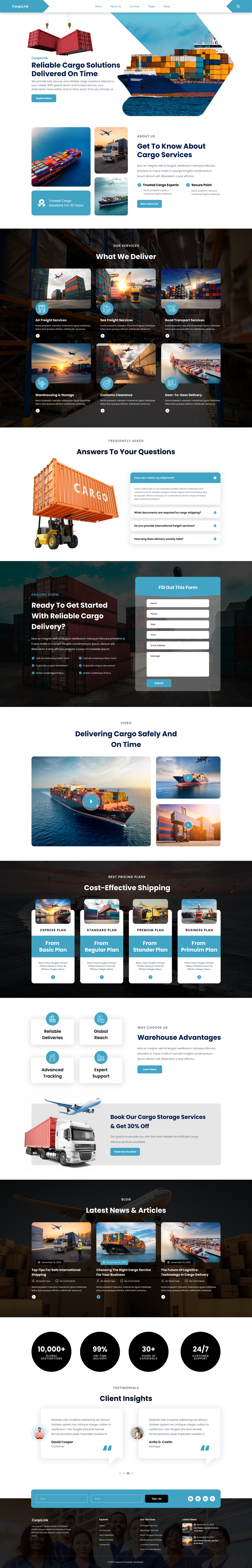 Movers Company WordPress Theme