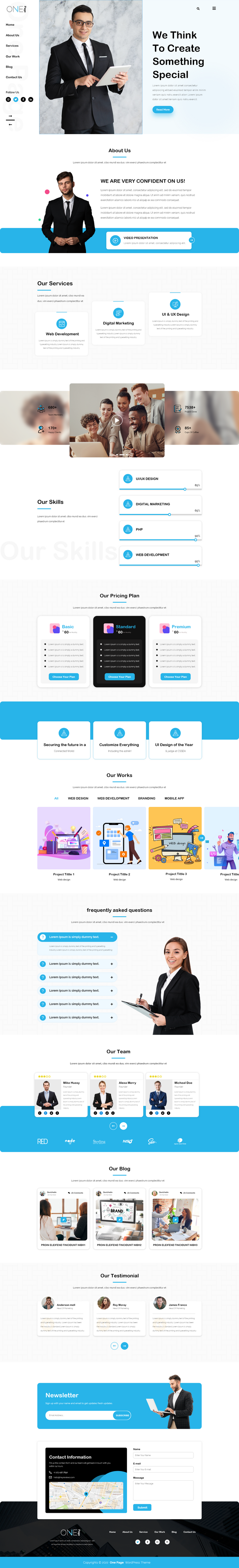 One Page WordPress Theme - Streamlined Website Solutions – Misbah WP