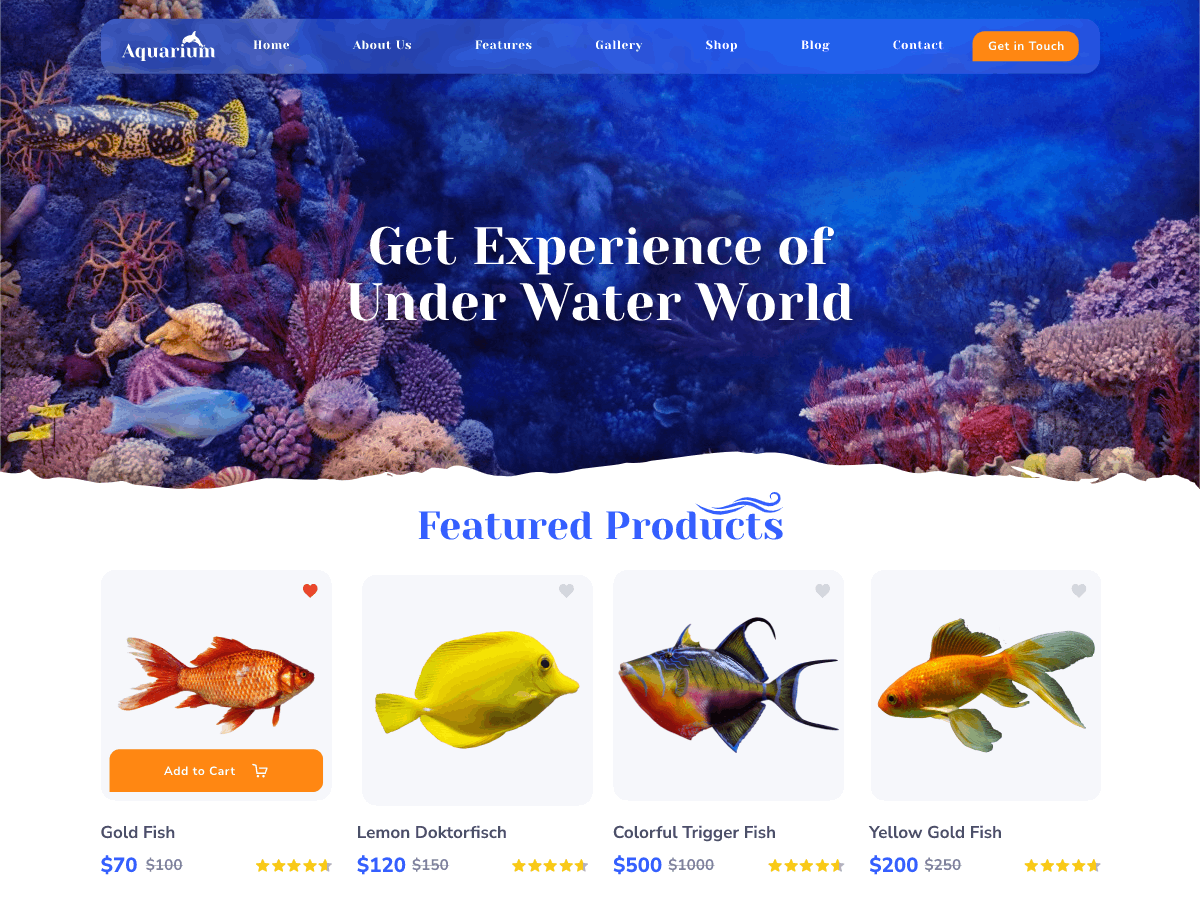 Aquarium WordPress Theme