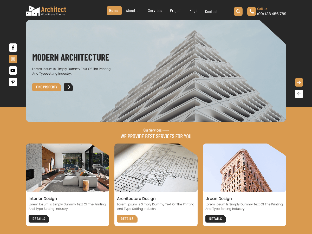 Architecture WordPress Theme