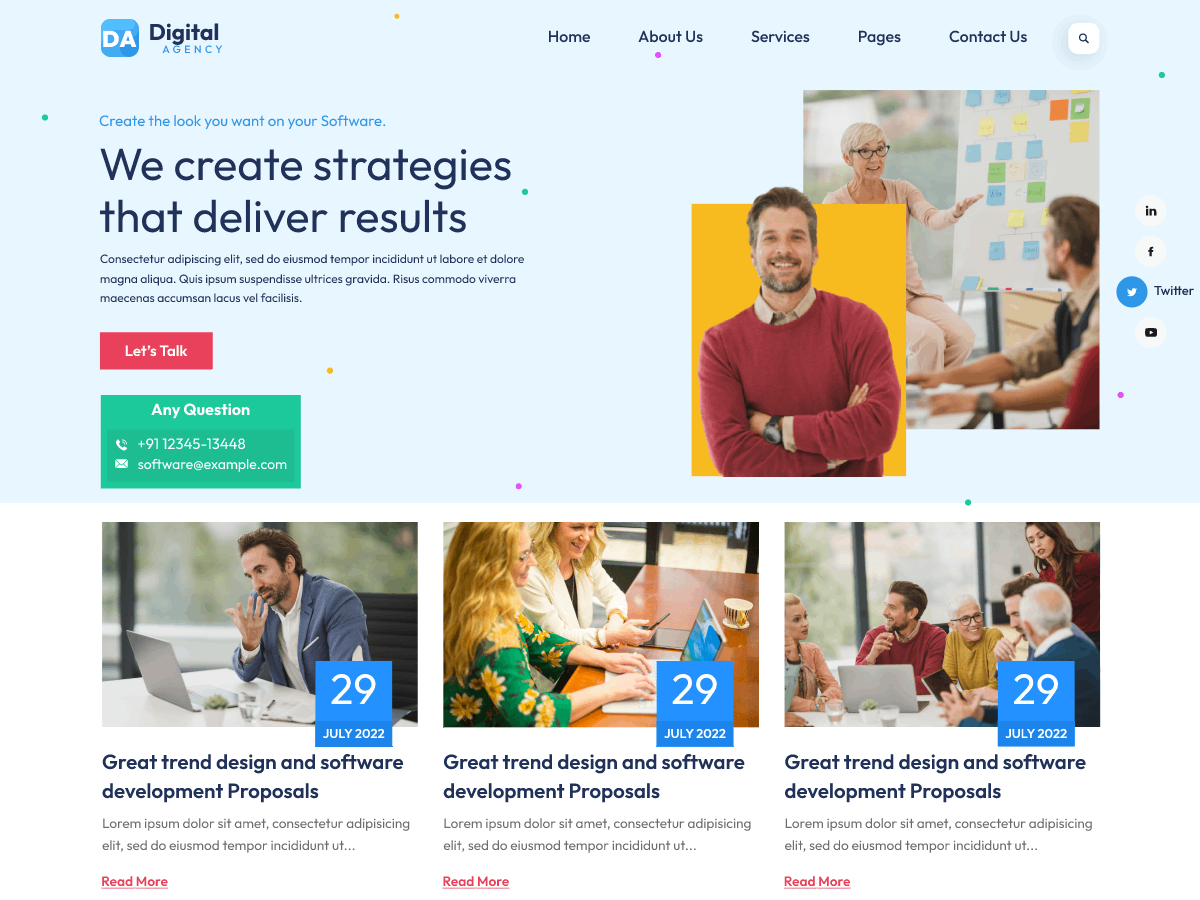 Digital Agency WordPress Theme