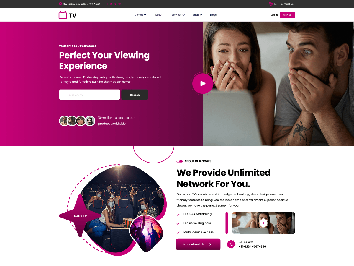 OTT WordPress Theme