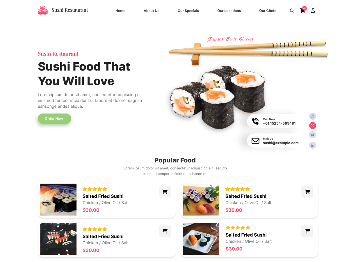 Sushi WordPress Theme