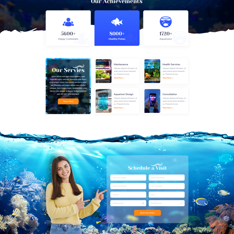 Aquarium WordPress Theme