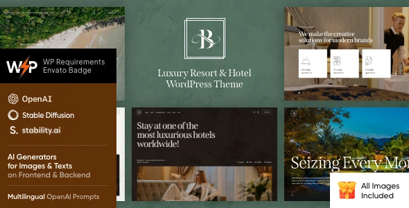 Belicia - Luxury Resort & Hotel WordPress Theme
