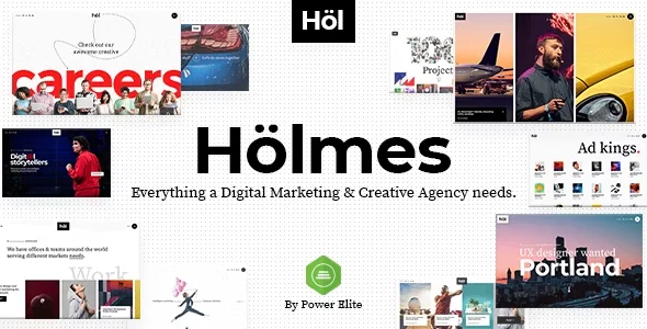 Holmes - Digital Agency Theme